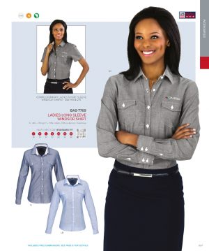 Ladies Long Sleeve Windsor Shirt